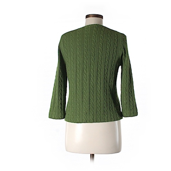 Sweater, J Crew cardigan, M, green - Picture 2 of 2
